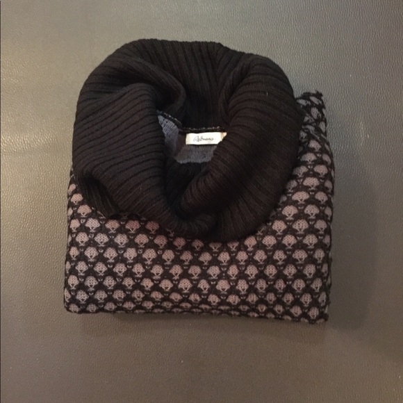 Reitman Med Petite Black and Grey Knit Turtleneck - Picture 5 of 10